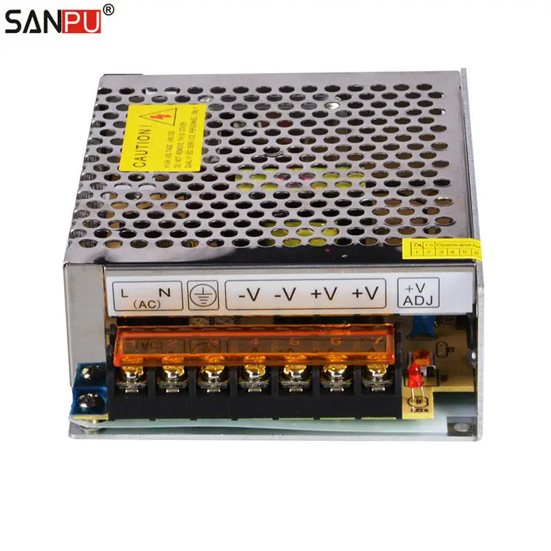 

24 V Power Supply 150W 6A Constant Voltage LED Switch Mode Driver Transformer Mesh Indoor IP20 Fanless for LEDs Light Bars 120w