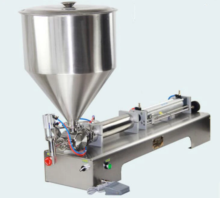 

Automatic quantitative single-head Pneumatic piston filler Liquid Horizontal pneumatic paste filling machine G1WG 5-100ML