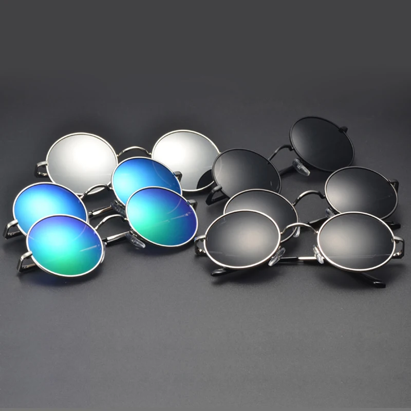 

Trendy Vintage Round Polarized Sunglasses for Men Women Classic Sun Glasses Alloy Metal Frame Driving Eyewear Eyeglasses UV400