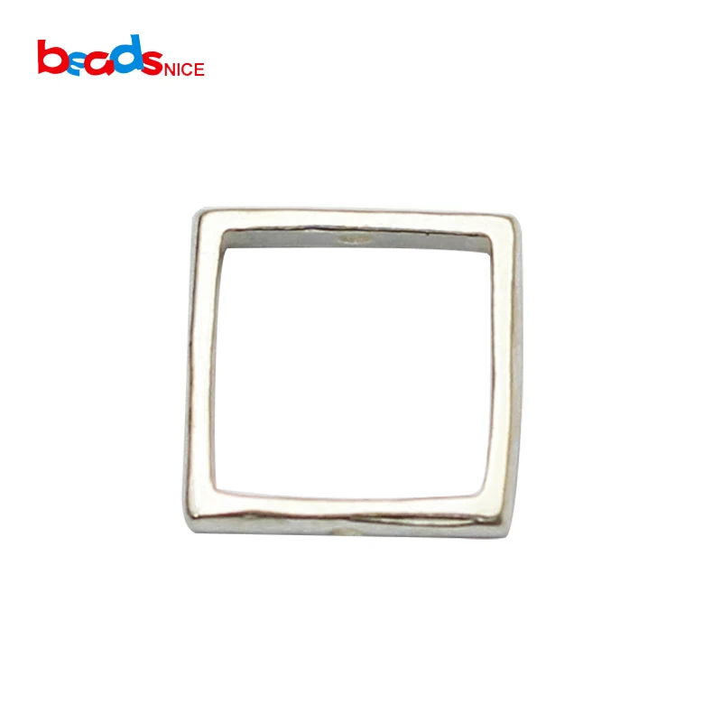 Beadsnice Silver Accessories For Jewelry DIY Handmade Connector Love Heart And Square  ID37143/37144/37145