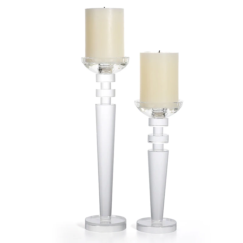 

European Crystal Candle Holder, Wedding Centerpieces for Tables, Candlestick, Party Centerpiece, Home Decor, Mesa