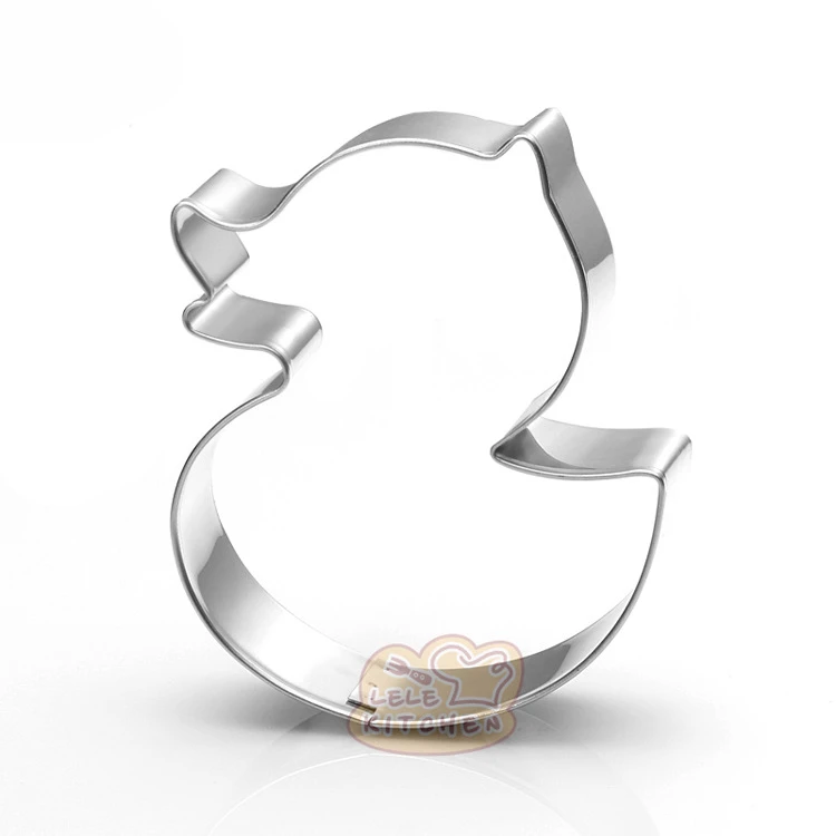 

1pc Duck Shape Cookie Cutter 3D Stainless Steel Pastry Biscuit Baking Mold Fondant Wedding Cake Decorating Tools H271