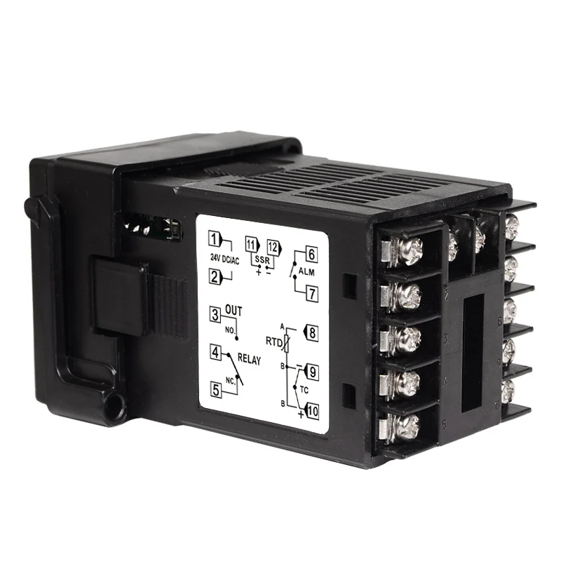 MC101 Power Supply 24VDC Fahrenheit or Celsius Display PID Temperature Controller SSR with Relay Output for Heat with Alarm