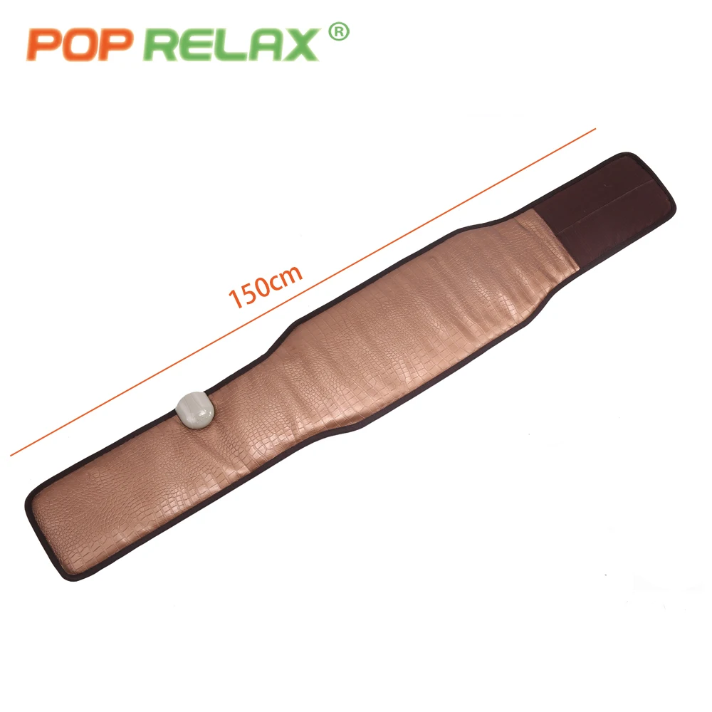 POP RELAX Korea germanium stone belt back waist pain relief electric thermal tourmaline physiotherapy anion health care foot mat