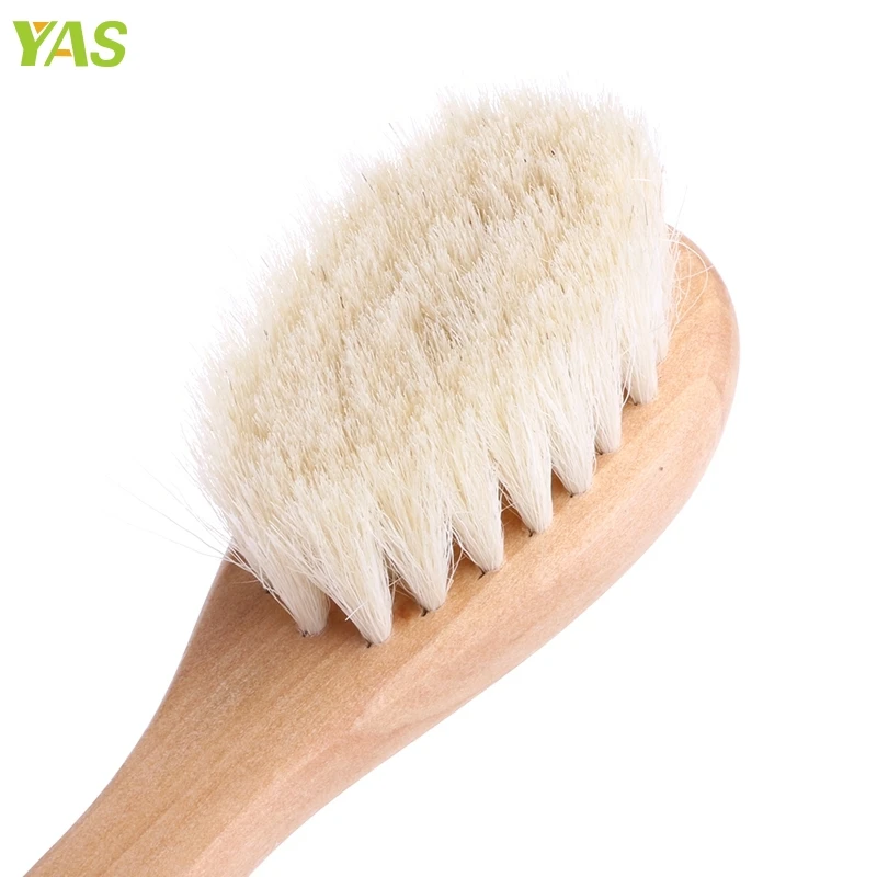 Wooden Handle Brush Baby Hairbrush Newborn Hair Brush Infant Comb Head Massager For Boys And Girls #330