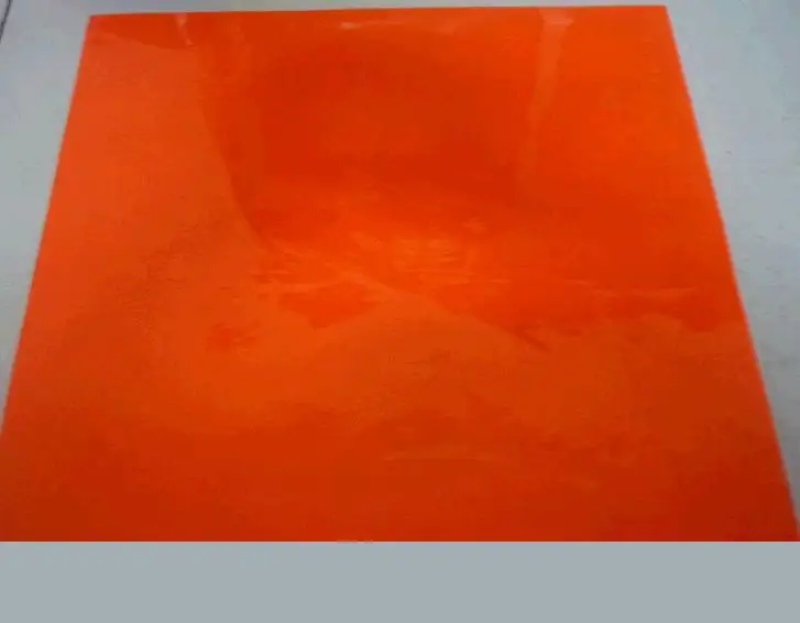 

24c Prismatic PVC Reflective PVC Material Fluorescent Orange Film