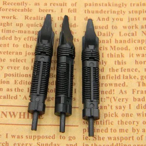 Imagen 2 del producto Pluma estilográfica de plástico negro, 5 unidades, apta para 3008 359, papelería, suministros escolares de oficina