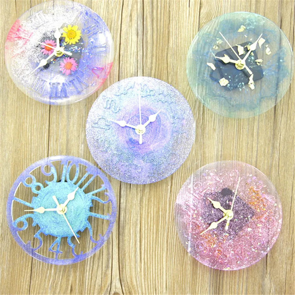 9.8cm Roman Numerals Constellation Clock Silicone Mold For Epoxy Resin Jewelry Making DIY Hand Craft