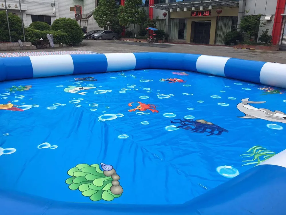 8*6m inflatable water ball pool inflatable swimming pool for sale