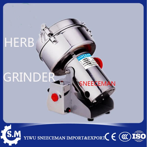 

commercial 1000g stainless steel Swing type Chinese medicine grinder pulverizer flour mill superfine electronic herb grinder