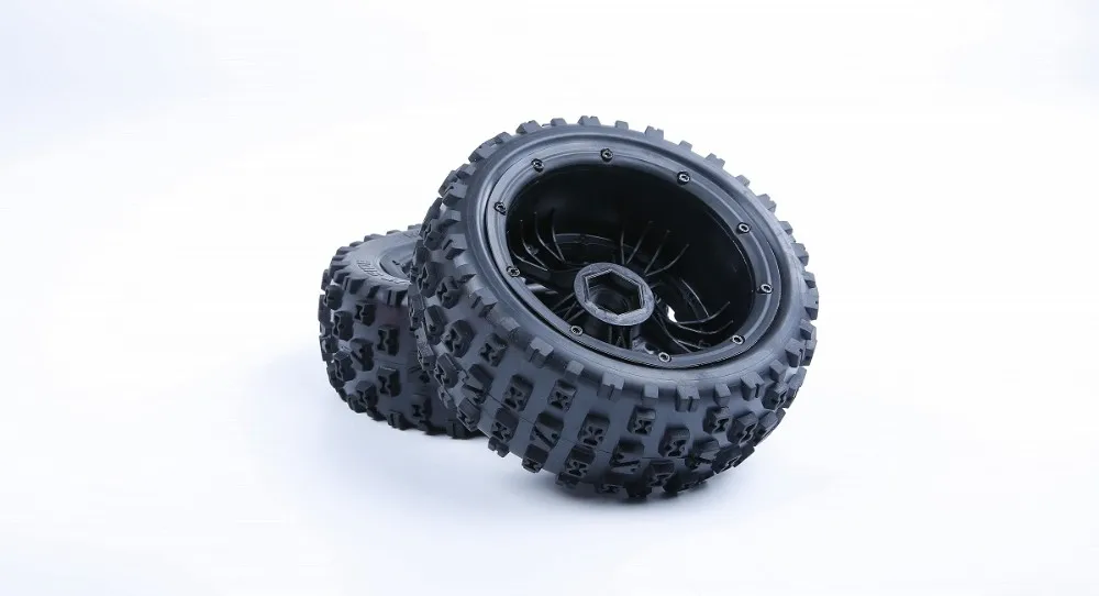 1/5 GEN 3 MT Boe-Tie Belted Waterproof Dirt Knobby Tires Wheels for LOSI 5IVE-T DBXL Buggy Rovan LT 180*70