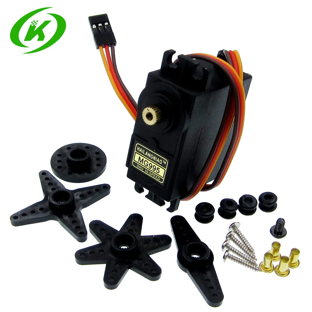 5pcs/lot NEW MG995 Metal Gear High Torque Servo for HPI XL Helicopter /Car /Boat Hot Selling