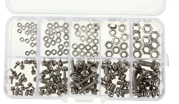 

160pcs/lot M2 M2.5 M3 M4 M5 stainless steel phillips cross recessed round head screws hex nut set assortment kit with box140