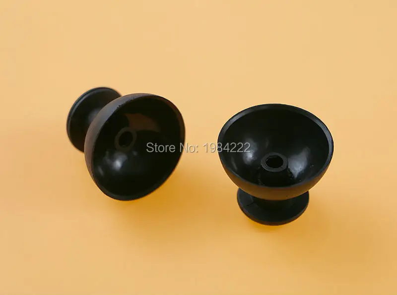 200pcs black Thumbstick Joystick Cap Mushroom Caps for Wii Nunchuck Controller Second Generation classic controller