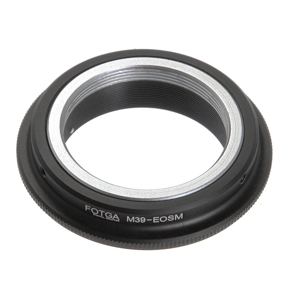 FOTGA วงแหวนอะแดปเตอร์สำหรับ Canon EOS M M2 M3 EF-M กล้องมิเรอร์เลสเป็น M39 L39 39มม.