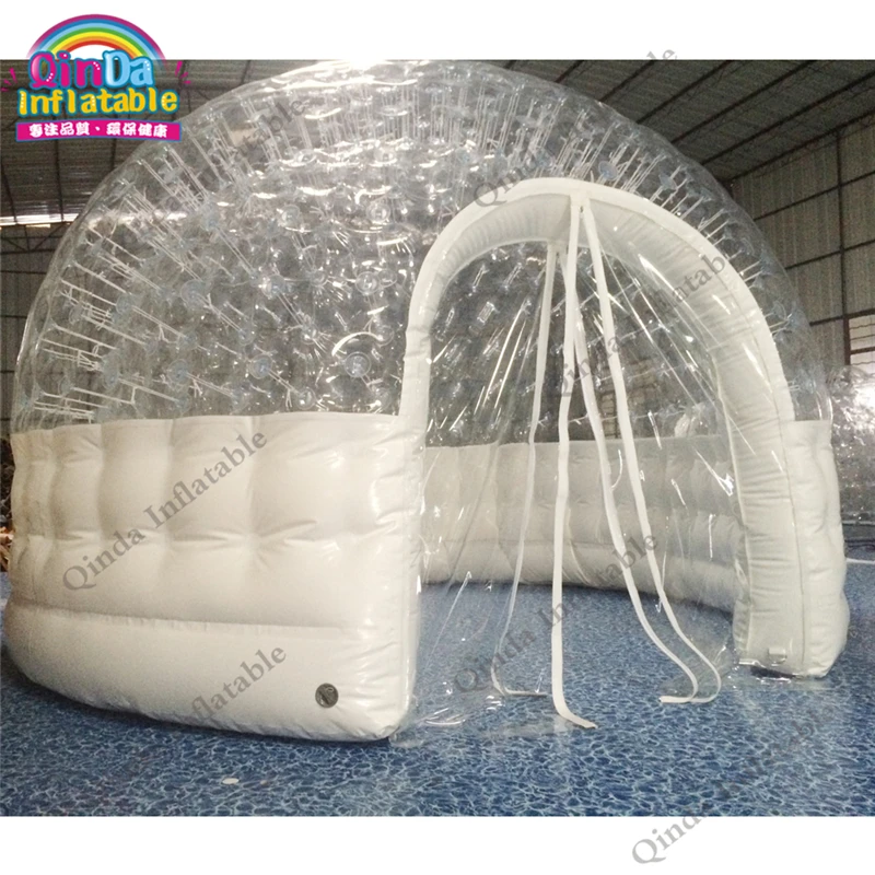 Outdoor Transparent Bubble House Tent,3.5m Diameter Inflatable Camping Tent For Sale