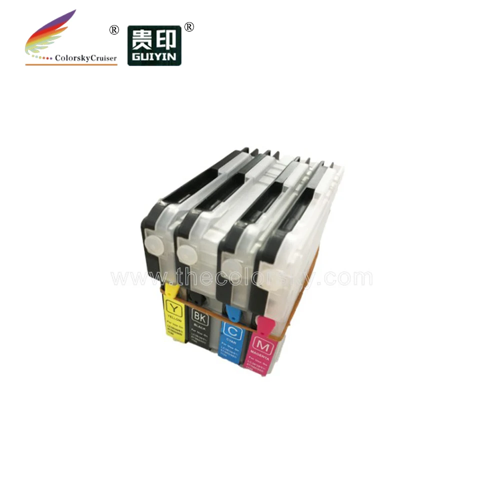 (RCB-LC39L) refill refillable ink cartridge for Brother DCP-J125 DCP-J315W DCP-J515W MFC-J265W MFC-J410 small low capacity kcmy