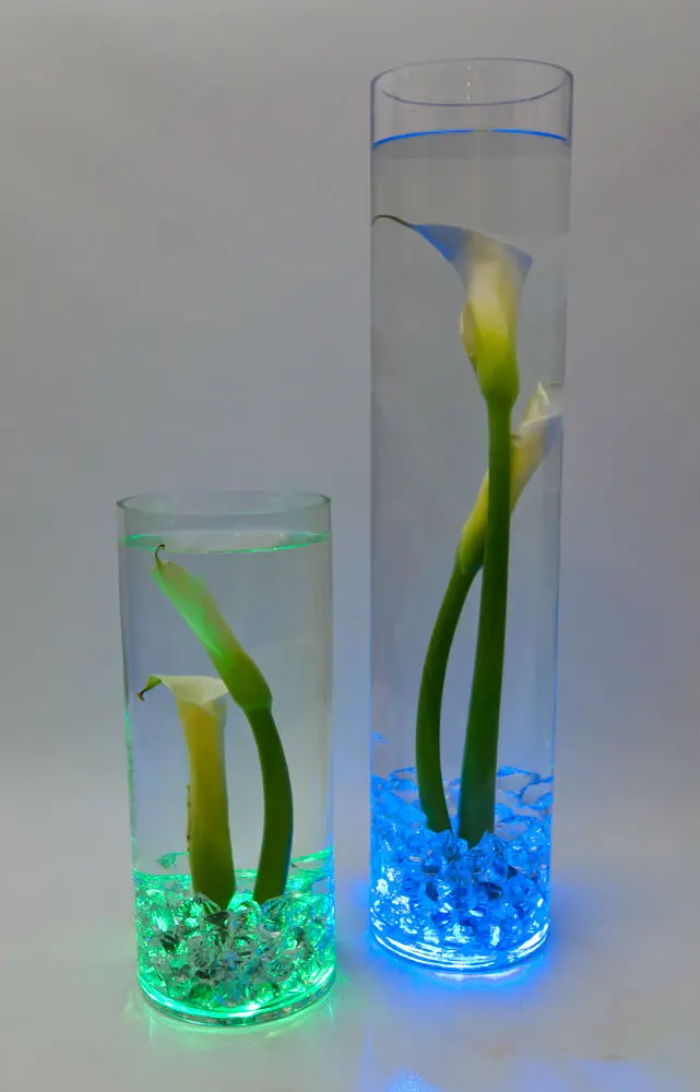 Mágico shenzhen produto cor azul iluminação factroy atacado em estoque 120 pçs bateria alimentado floralytes à prova dwaterproof água