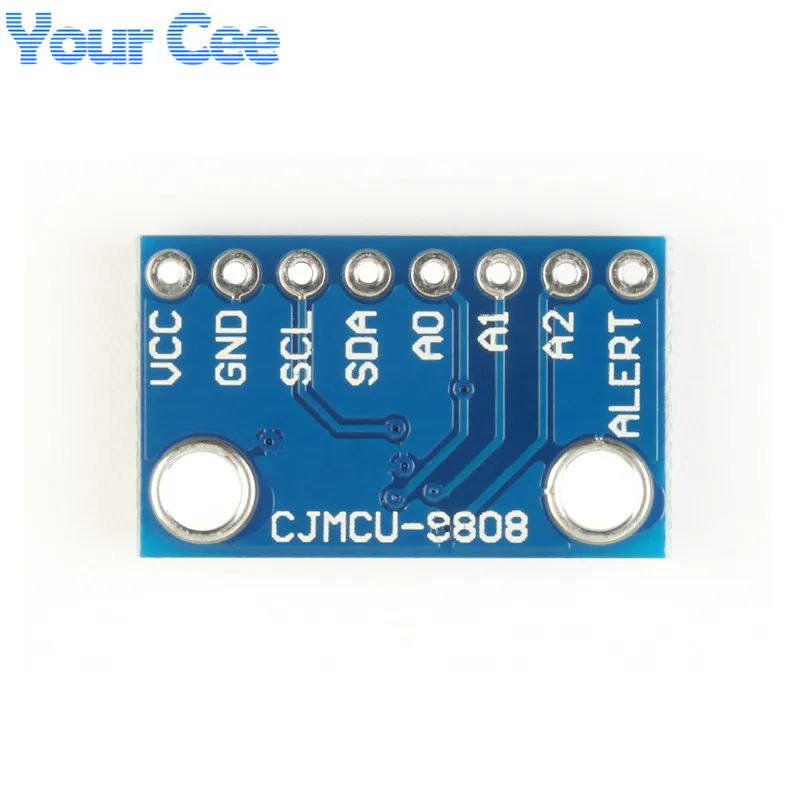 Picture 6: MCP9808 High Accuracy Temperature Sensor I2C IIC Breakout Board Module 2.7V-5V Logic Voltage for Arduino 9808