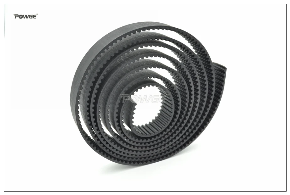 POWGE 3GT 3MGT Timing Belt W=6mm 3KC GT3 Rubber Open Synchronous Belt Fit 3GT Pulley 3D Printer Accessory High Quanlity 3GT-6