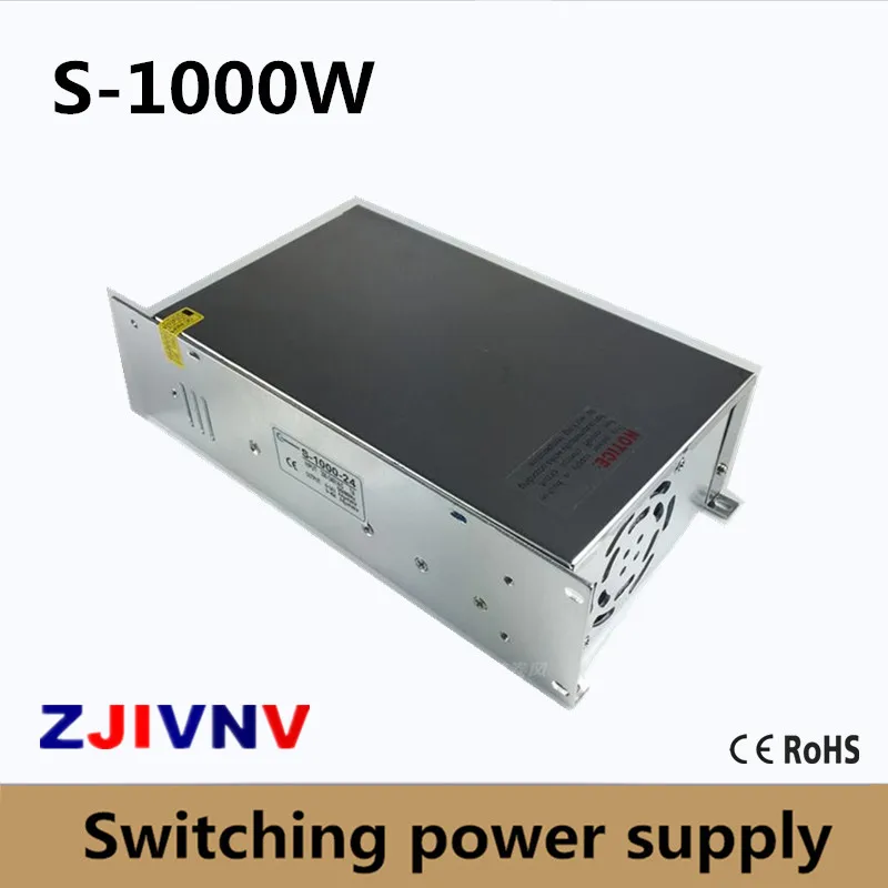 1000W Switch Power Supply Driver Display input 110VAC/220VAC 12V 83A, 24V 41A, 36V 27A, 48V 20A For LED Strip light cnc cctv