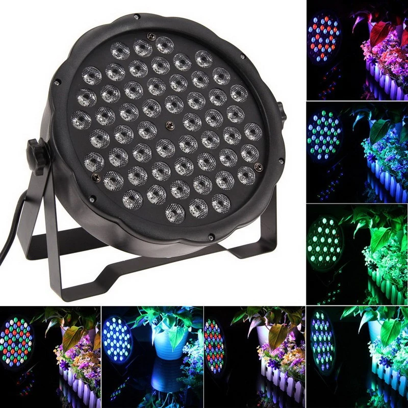 

Hot Sale led par lights 54x3W DJ Par LED 54*3w lights R12,G18,B18,W6 Wash Disco Light DMX Controller effect for Small paty KTV