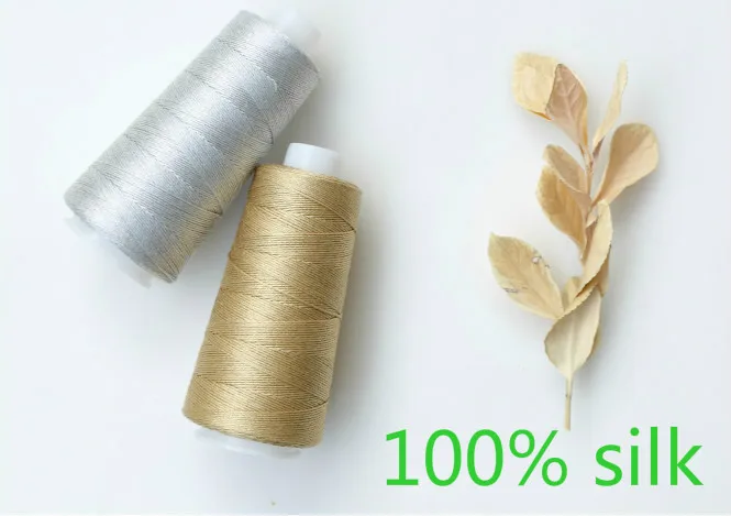 100g/lot 100% Mulberry Silk Thread Hand Knitting Yarn Crochet Baby Yarn Wool Woven Silk Line 300meter/pcs free ship