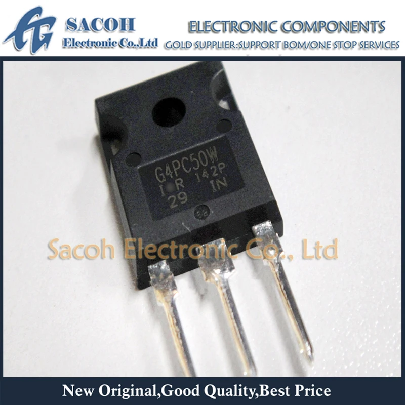 

Refurbished Original 10Pcs/Lot G4PC50W IRG4PC50W IRG4PC50WPBF IRGPC50W TO-247 27A 600V INSULATED GATE BIPOLAR TRANSISTOR