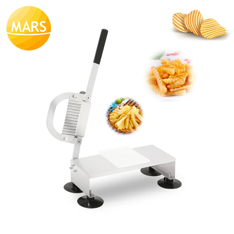 

Stainless Steel Potato Chip Slicer Table Top Style Potato Cutter Chopper French Fry Maker Kitchen Accessories