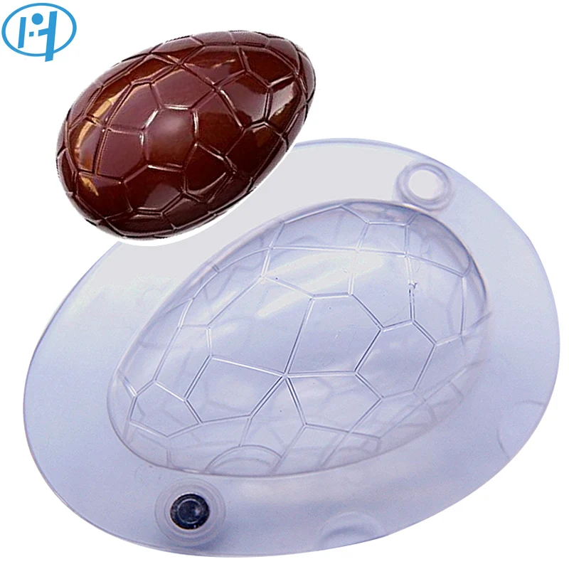 

KAIYUE Big Size Easter Egg Chocolate Mold Christmas Candy Polycarbonate Magnetic Mold Baking DIY Cake Decorating Tools