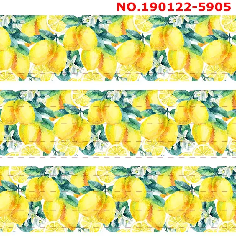 جديد 50 ياردة لطيف الشريط الفاكهة نمط الشريط المطبوعة grosgrain الشريط #3