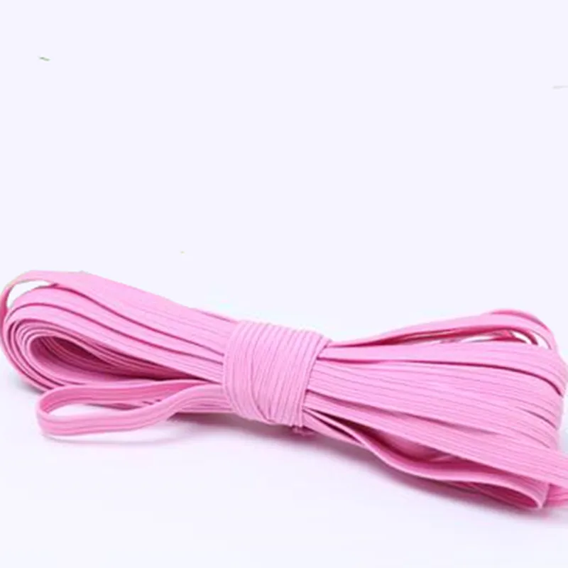 Hot sell Colorful high-elastic round elastic bands 6mm rope rubber band line spandex ribbon Waist band garment accessoty5BB5627