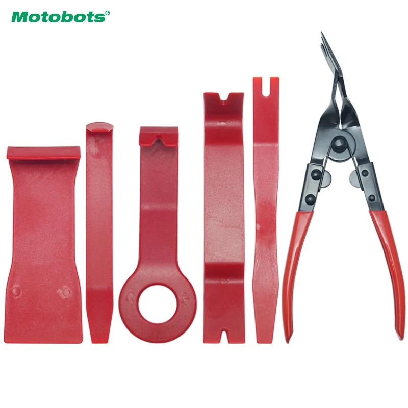 

MOTOBOTS 10set 6pcs/set Automobile Stereo Interior Cleaner Door Panel Trim Dashboard Removal Opening Pry Plier Tool Car Repair