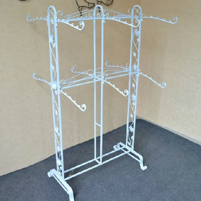 , wrought iron hangers in shorts, displays, clothing display shelf bra inside clothing underwear hanger display shelf