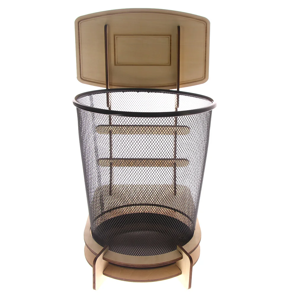 

Waste Basketball Stand Wastebasket Basketball Rubbish Bin Wastebasketball Three-Point Trash Baskets