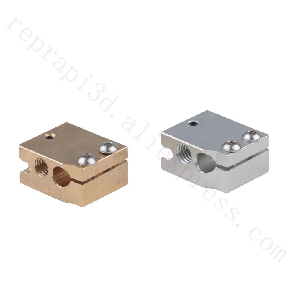 5pcs Volcano Heating Block PT100 Heater Block for m3 High Temperature &K type thermocouple Ultimaker Reprap 3D Printer Extruder