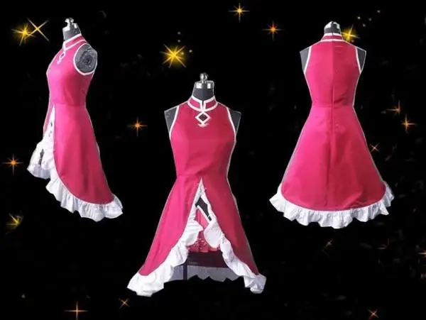 

Аниме Puella Magi Madoka Magica Sakura Kyoko Косплей Костюм красный костюм