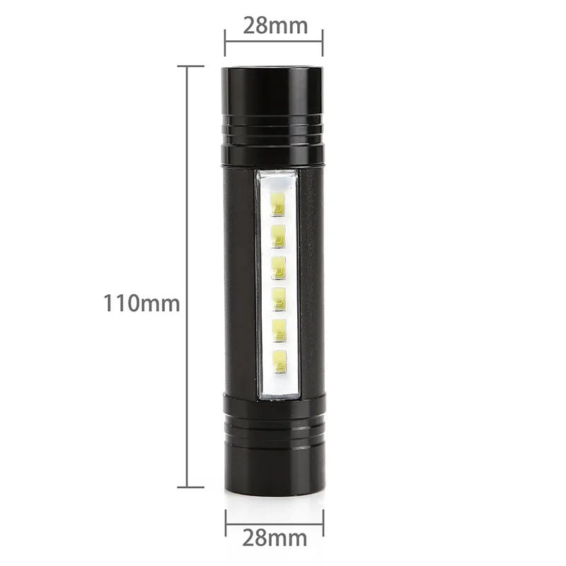 Anjoet-Lampe frontale étanche à 6 LED + CREE Q5, 3 modes d\'éclairage, éclairage d\'extérieur, idéal pour le camping, 18650