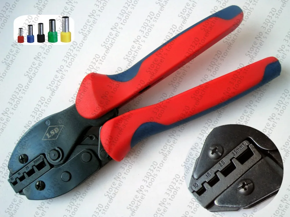 LY-1035GF 10-35mm2 bootlace ferrules crimper energy-saving crimp plier