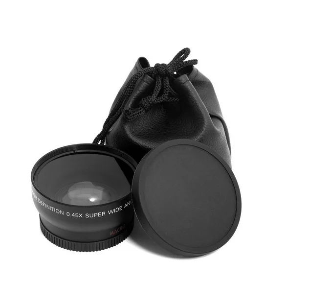 52MM 0.45X Wide Angle Lens + Macro + Lens Bag for Nikon D5000 D5100 D3100 D7000 D3200 D80 D90