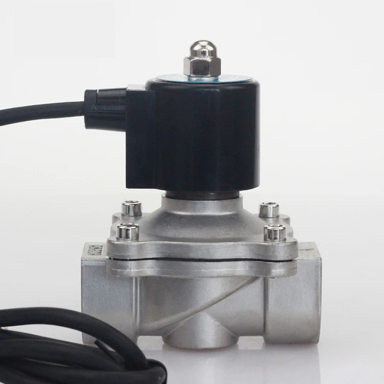 1'' DN25 Port Under Water SS304 Electric Solenoid Valve Stainless steel Waterproof Coil Music Fountain Valve,DC12V,24V,AC220V