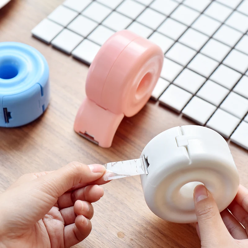 Imagem -01 - Tape Dispenser para Fita Washi Cortador Circular Forma Trompete Cor Criativa Dispositivo de Vedação tape dispenser para fita washi cortador circular forma trompete cor criativa dispositivo de vedacao 01