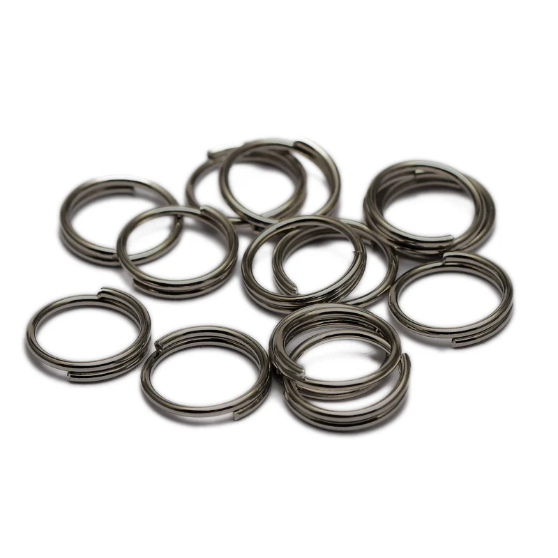 REGELIN 200pcs/lot 5 6 8 10 12 14mm Open Jump Rings Double Loops Gold Silver Color Split Rings Connectors For Jewelry Making DIY