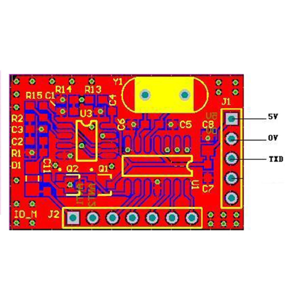 134.2 KHZ Animal Tag Reading Module EM4305 Ear Tag Foot Ring Reader Module UART (9600, N, 8, 1) 5V 25mA