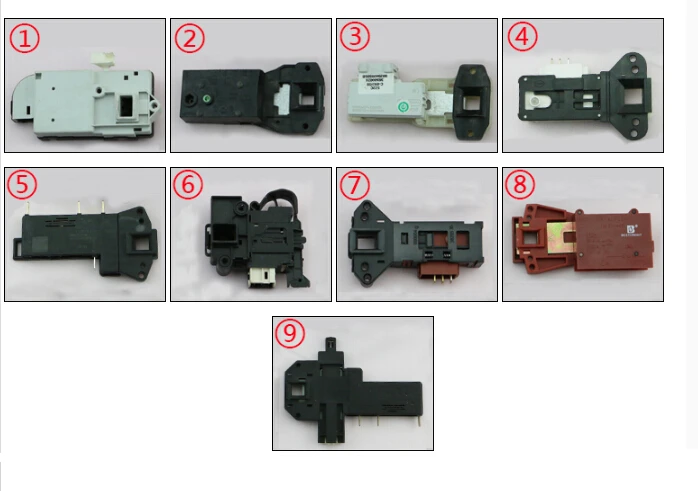 Joli de porte de machine à laver, interrupteur temporisé