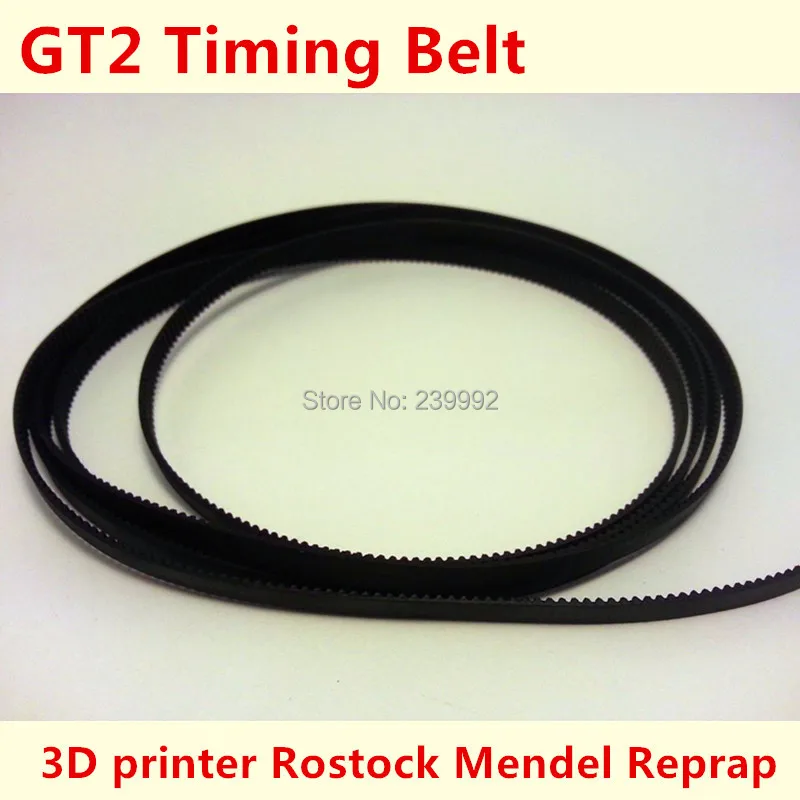 3d printer timing belt 8 M GT2 timing Belt for 3D Rostock Mendel Reprap 6mm wide