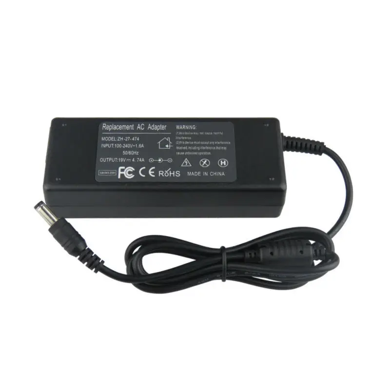 

19V 4.74A 90W Ac Power Adapter Charger Fo Lenovo Laptop U1 U3 S5 W3 W7 Z3 5.5Mm * 2.5Mm