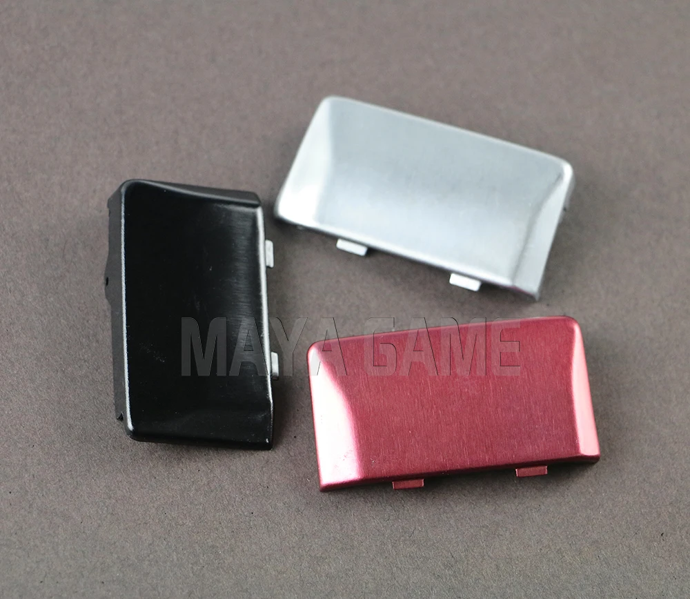 OCGAME Replacement Silver Black Red For Gameboy Micro Battery Door Cover with Screw Screwdriver For GBM Battery Case