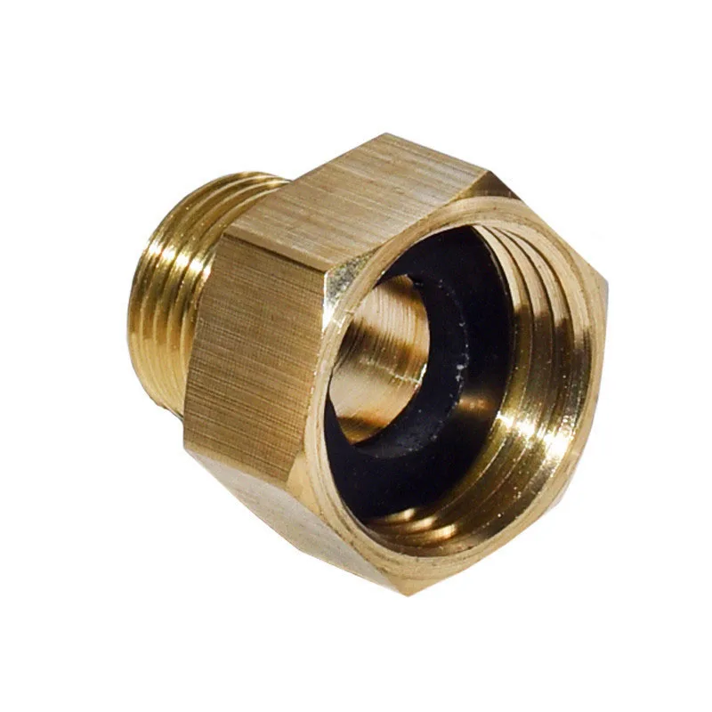 Female 1/2 to the 3/8 male brass adapter Garden tap 1/2 Reducing joint 3/8 threaded Connector drip irrigation fittings 15 pcs