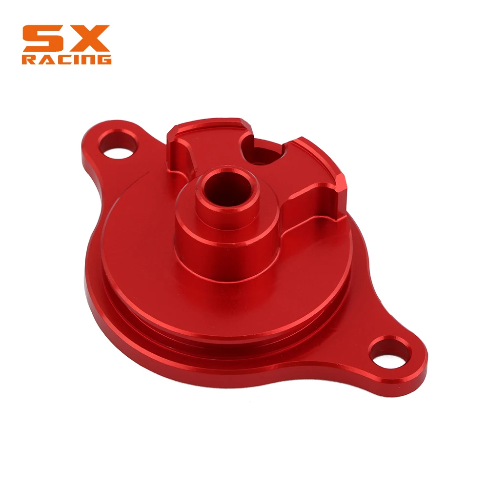 Motorcycle CNC Red Oil Filter Cleaner Cap Cover For HONDA CRF450R CRF 450R 2009 2010 2011 2012 2013 2014 2015 2016 09-16